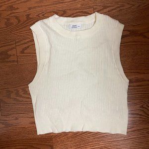 Off-white/Cream Sweater Vest
